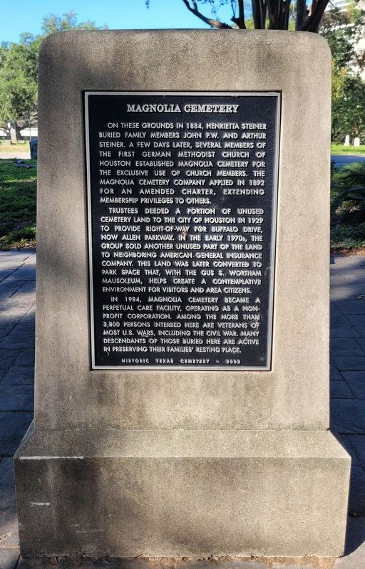Magnolia Cemetery Marker image. Click for full size.