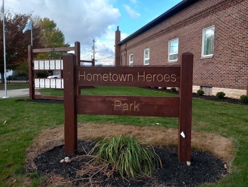 Hometown Heroes Park Marker image. Click for full size.