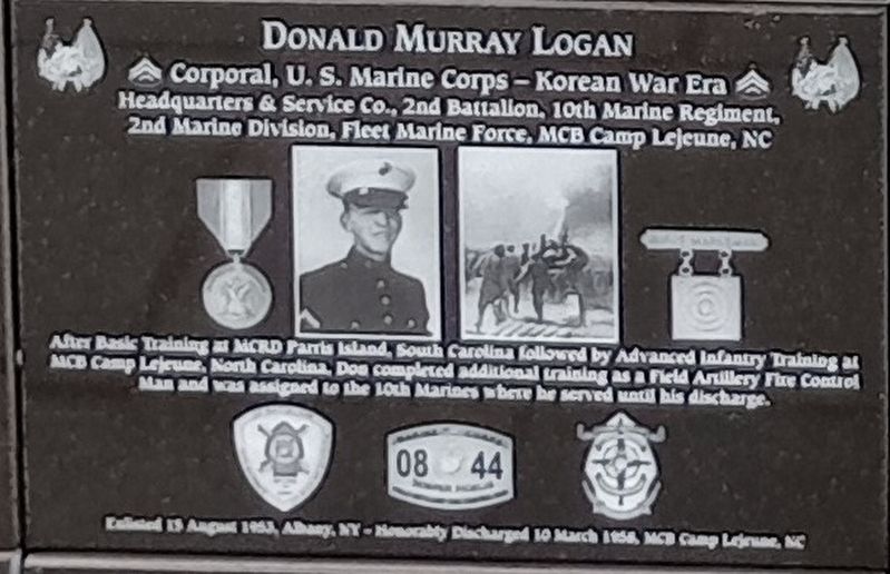 Donald Murray Logan Marker image. Click for full size.