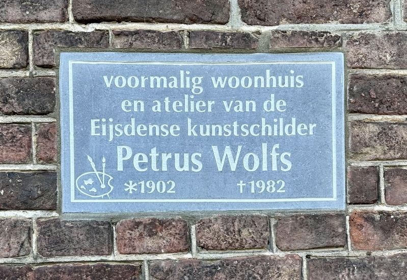Petrus Wolfs Marker image. Click for full size.