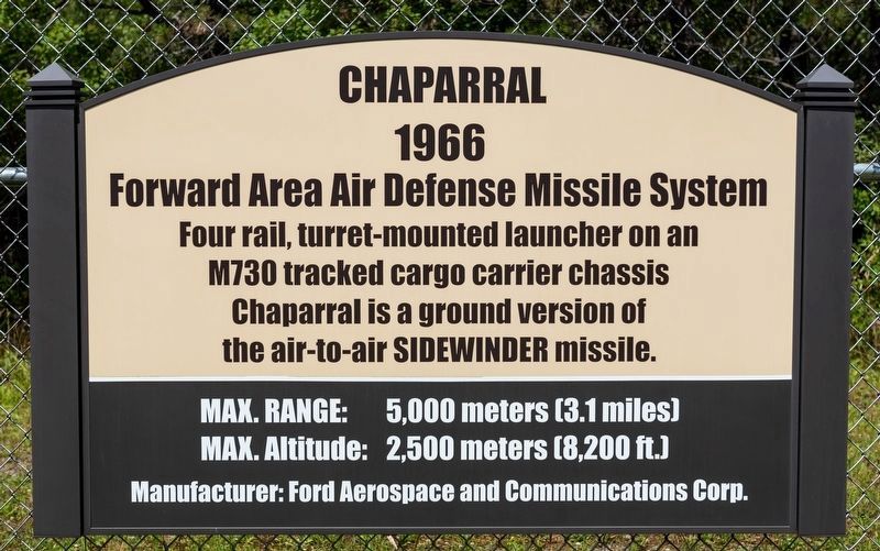 Chaparral Marker image. Click for full size.