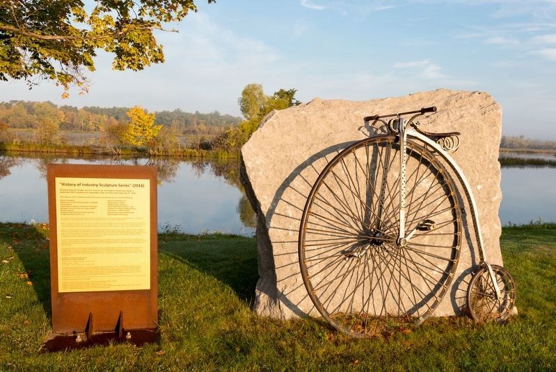 “Recreation and Tourism” Sculpture and Marker. Click for full size. “Recreation and Tourism” Sculpture and Marker image. Click for full size.