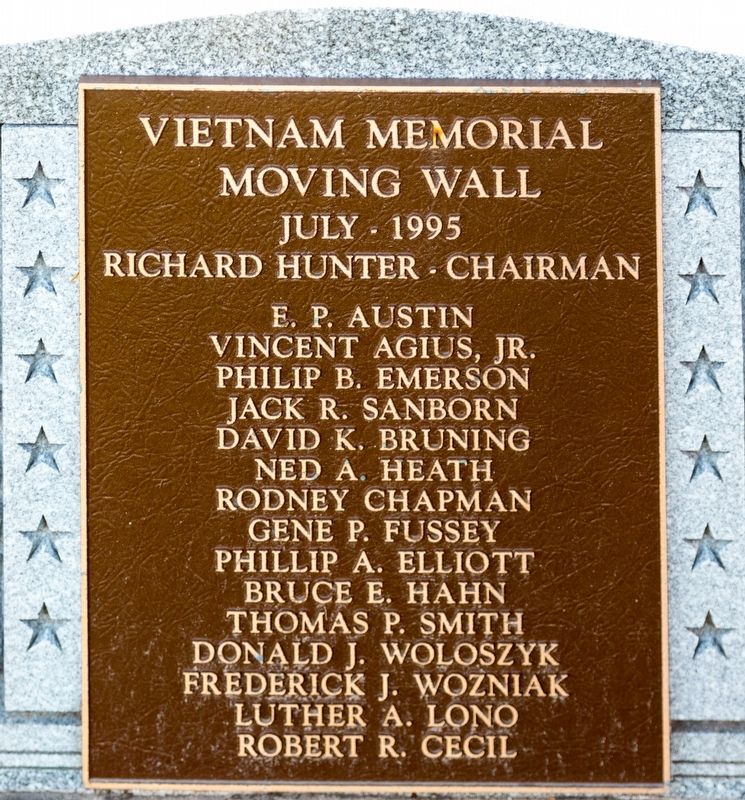 Vietnam Memorial Moving Wall Marker image. Click for full size.