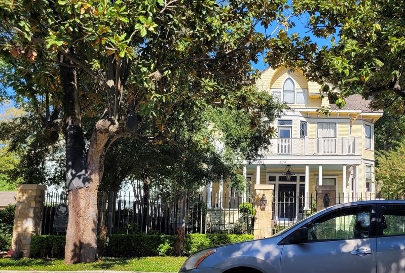 The view of the Ezekial and Mary Jane Miller House and Marker from the street. Click for full size. The view of the Ezekial and Mary Jane Miller House and Marker from the street image. Click for full size.