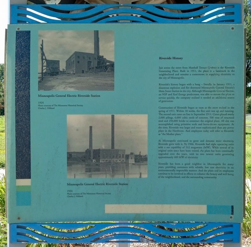Marshall Terrace Marker panel 2 image. Click for full size.