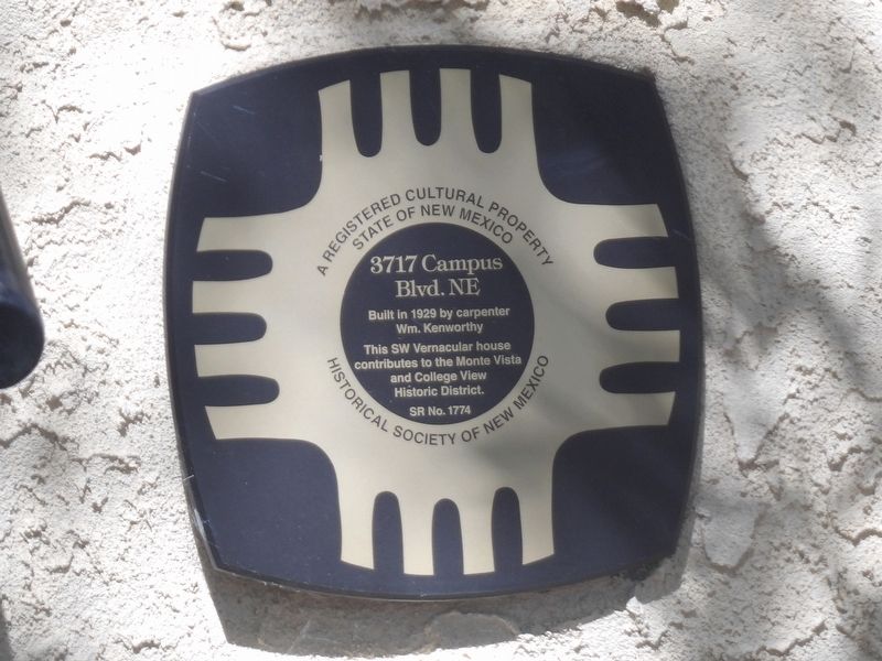 3717 Campus Blvd. NE Marker. Click for full size. 3717 Campus Blvd. NE Marker image. Click for full size.