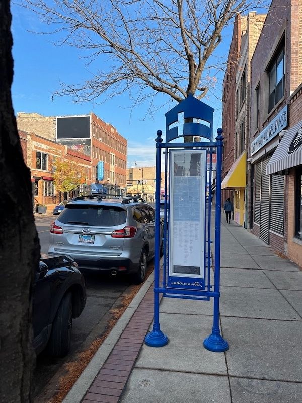Andersonville neighborhood sign image. Click for full size.