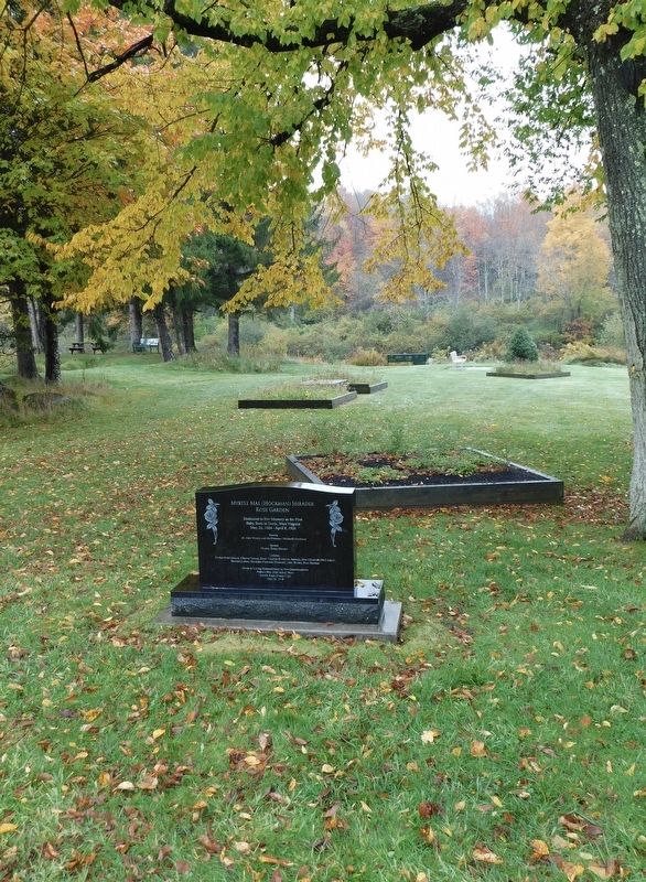 Myrtle Mae (Hockman) Shrader Rose Garden Marker. Click for full size. Myrtle Mae (Hockman) Shrader Rose Garden Marker image. Click for full size.