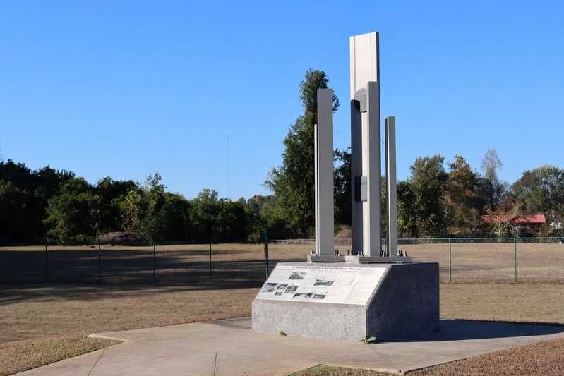 Black-Warrior Tombigbee Waterway Marker. Click for full size. Black-Warrior Tombigbee Waterway Marker image. Click for full size.