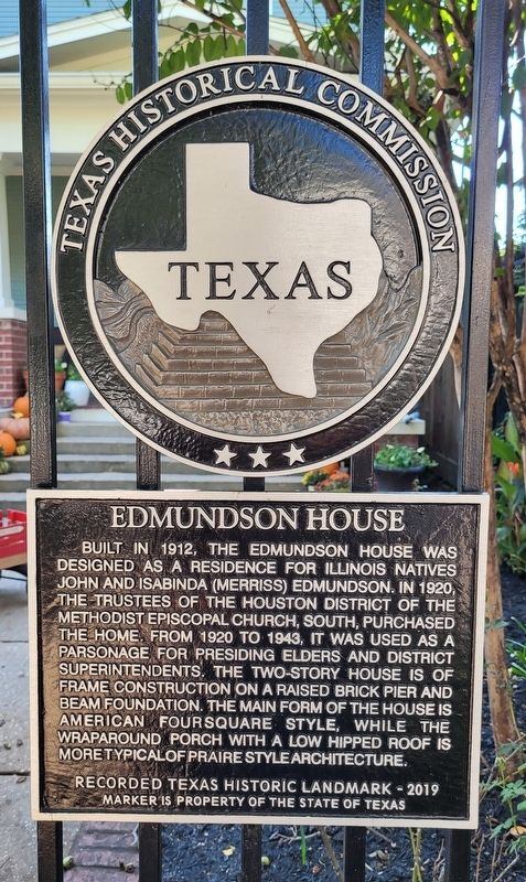 Edmundson House Marker image. Click for full size.