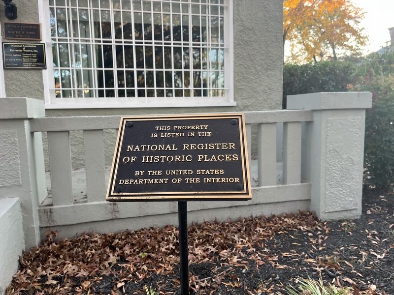 National Register of Historic Places plaque for the house. Click for full size. National Register of Historic Places plaque for the house image. Click for full size.
