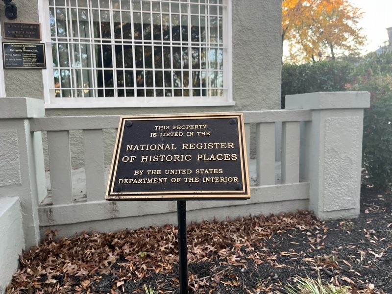 National Register of Historic Places plaque for the house image. Click for full size.