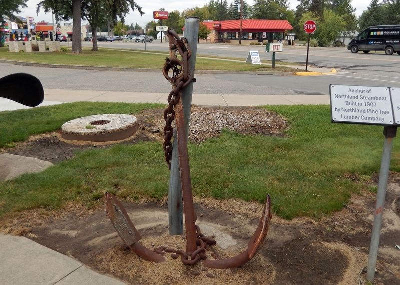 Anchor of Northland Steamboat & Marker image. Click for full size.