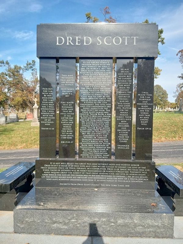 Dred Scott Monument image. Click for full size.