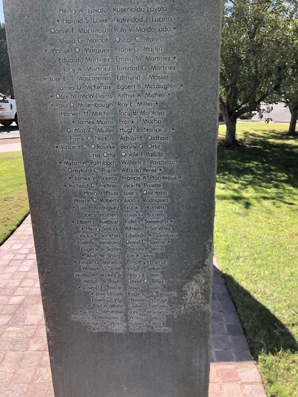 Bataan Memorial (200th, Battery A, Albuquerque (continued)) image. Click for full size.