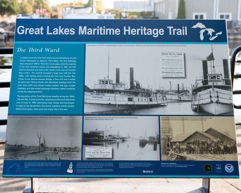 The Third Ward Marker. Click for full size. The Third Ward Marker image. Click for full size.