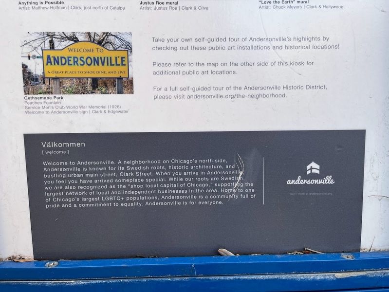 Andersonville Marker (brief history) image. Click for full size.