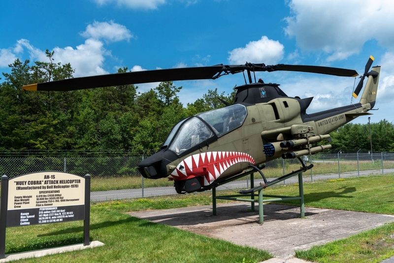 AH-1S "Huey Cobra" Attack Helicopter and Marker image. Click for full size.