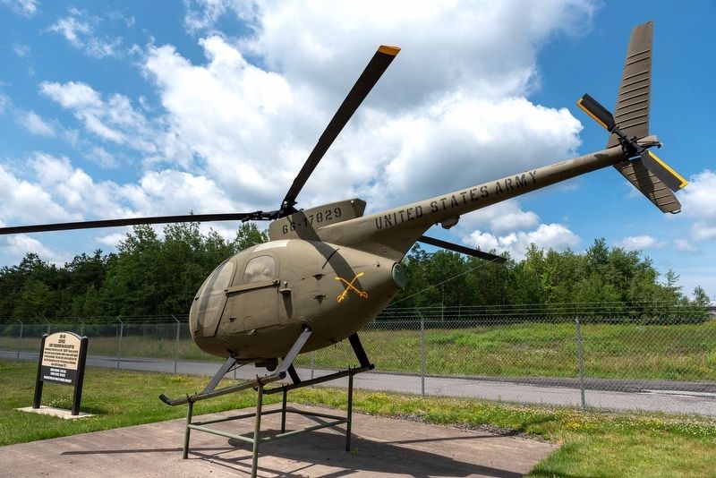 OH-6A Cayuse Light Observation Helicopter and Marker image. Click for full size.