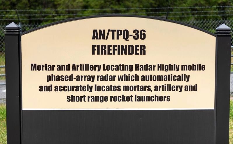 AN/TPQ-36 Firefinder Marker image. Click for full size.