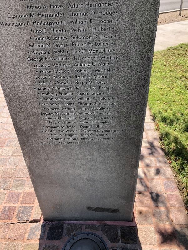Bataan Memorial (200th Battery G, Silver City (continued)) image. Click for full size.
