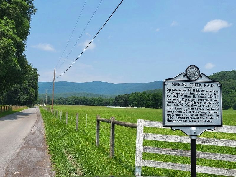 Sinking Creek Raid Marker. Click for full size. Sinking Creek Raid Marker image. Click for full size.