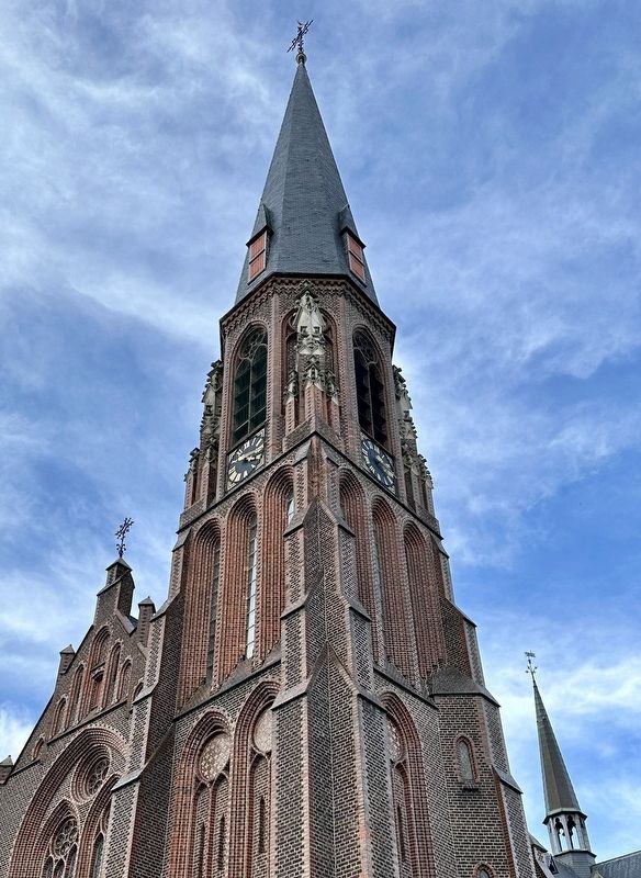 Spire detail. Click for full size. Spire detail image. Click for full size.