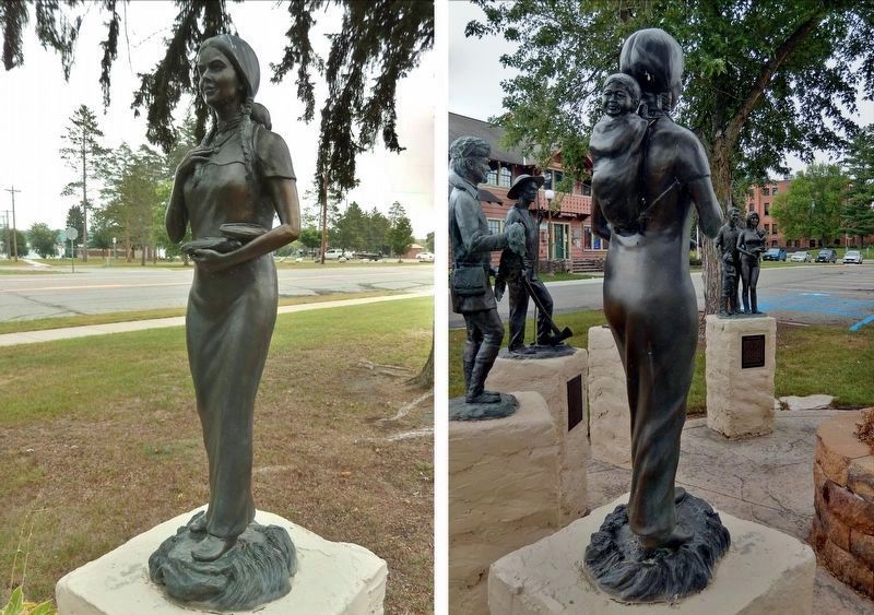 "Before the Ojibwe" Sculpture image. Click for full size.
