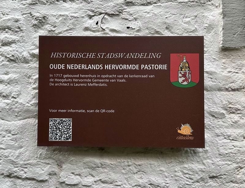 Oude Nederlands Hervormde Pastorie / Old Dutch Reformed Presbytery Marker. Click for full size. Oude Nederlands Hervormde Pastorie / Old Dutch Reformed Presbytery Marker image. Click for full size.