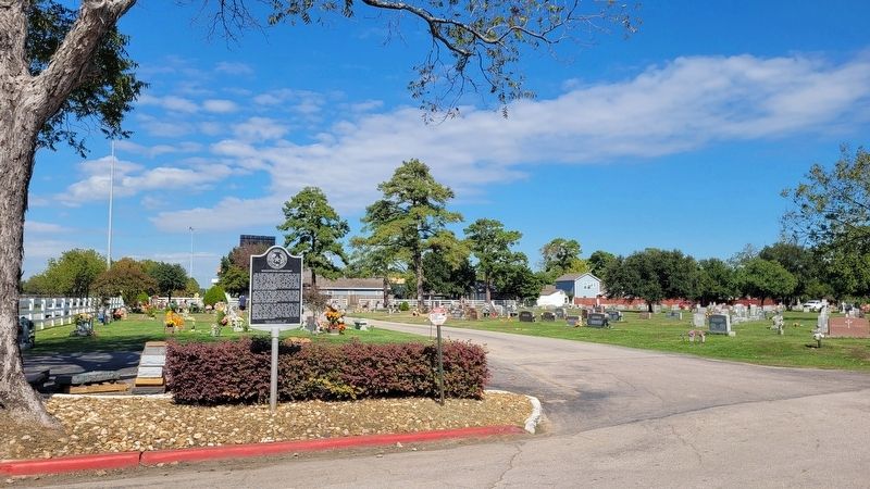 The Hollywood Cemetery and Marker image. Click for full size.