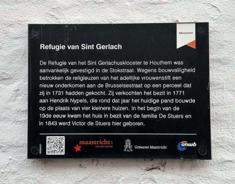Saint Gerlach Convent Refuge House Marker image. Click for full size.