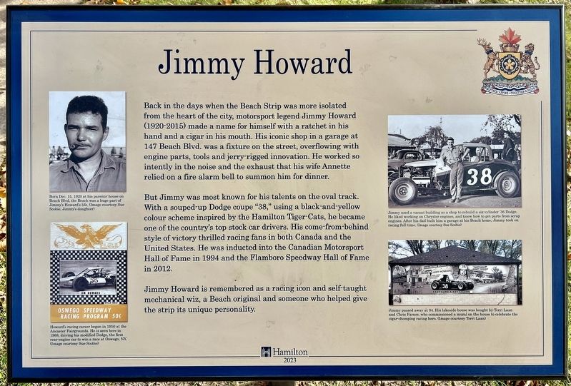 Jimmy Howard Marker image. Click for full size.