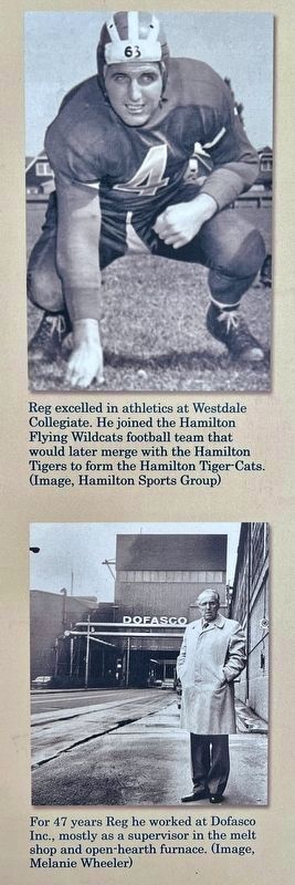 'Mr. Hamilton' Reg Wheeler marker photo details, right side image. Click for full size.