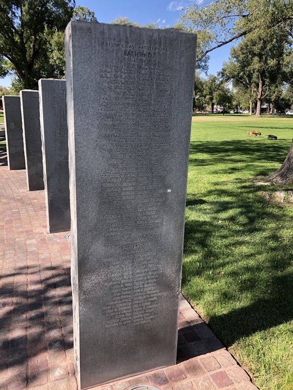 Bataan Memorial (515th Batteries D & F) image. Click for full size.