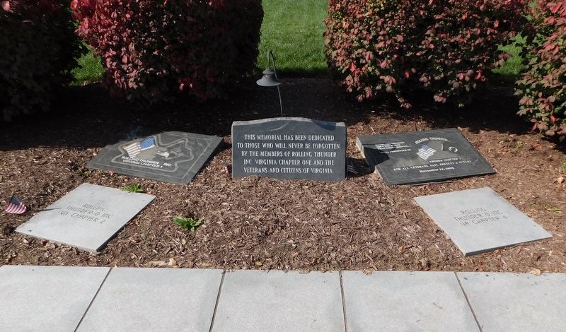 POW-MIA Dedication Markers image. Click for full size.