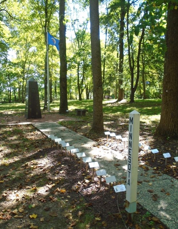 Minnesota Medal of Honor Recipients Memorial Plaza image. Click for full size.