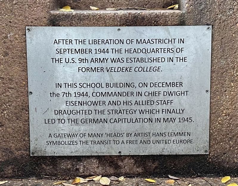 U.S. Ninth Army Headquarters Marker image. Click for full size.