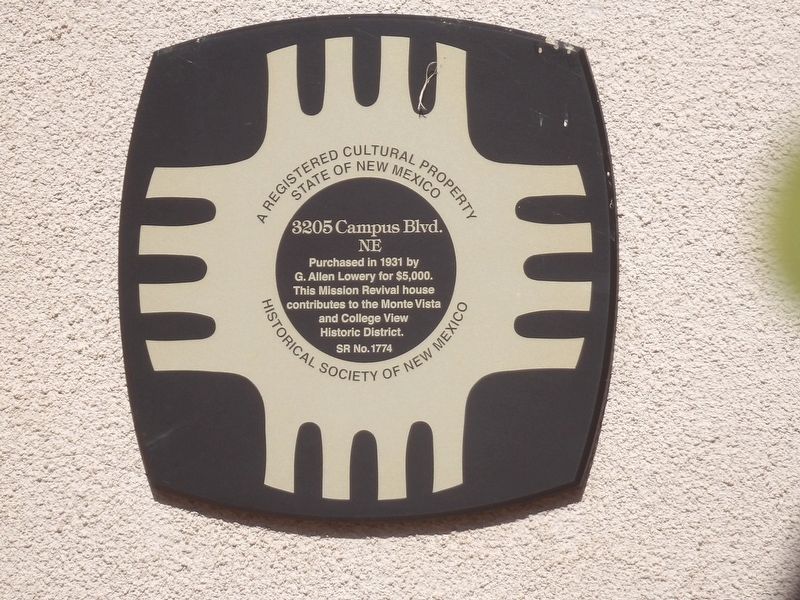 3205 Campus Blvd. NE Marker image. Click for full size.