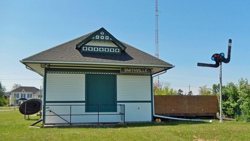 Smithville Train Station (<i>east elevation</i>) image. Click for full size.