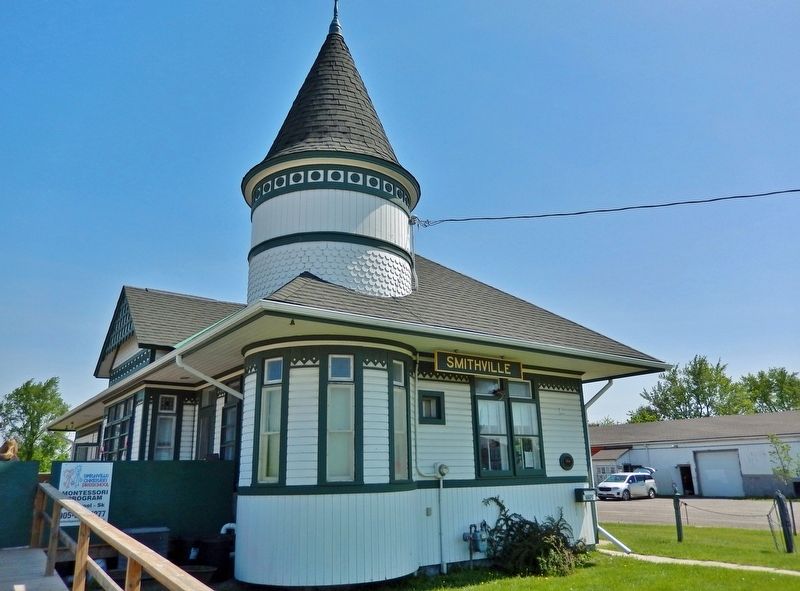 Smithville Train Station (<i>northwest elevation</i>) image. Click for full size.