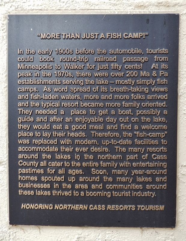 "More Than Just A Fish Camp!" Marker image. Click for full size.