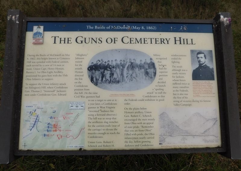 The Guns of Cemetery Hill Marker image. Click for full size.