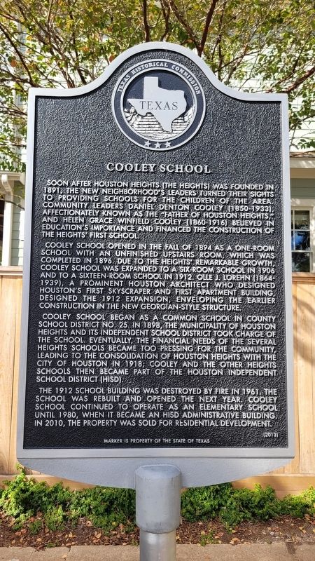 Cooley School Marker image. Click for full size.