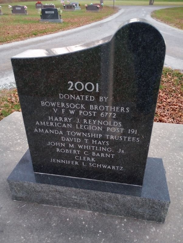 Maplewood Cemetery Veterans Memorial. Click for full size. Maplewood Cemetery Veterans Memorial image. Click for full size.