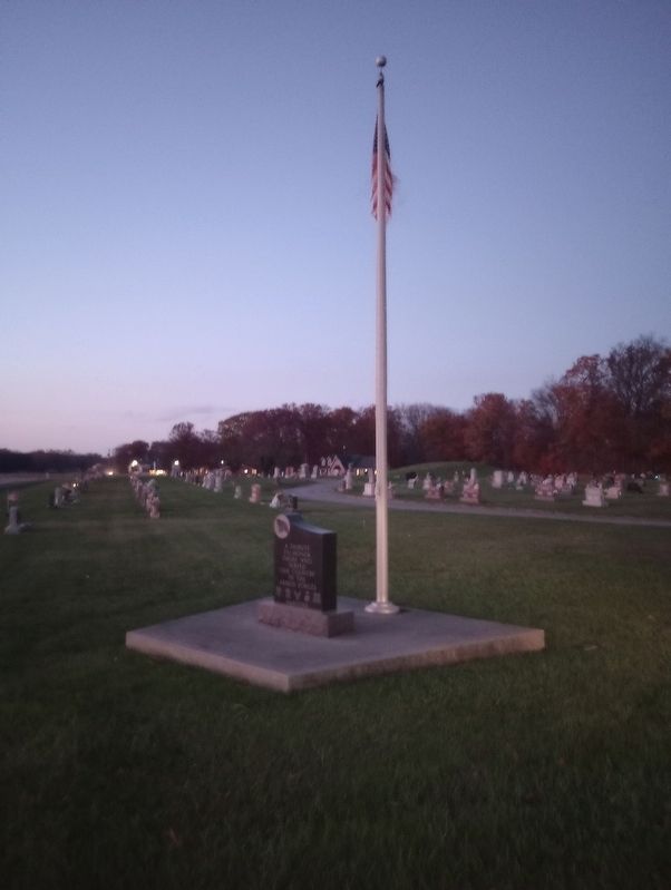 Hartford Cemetery Veterans Memorial. Click for full size. Hartford Cemetery Veterans Memorial image. Click for full size.