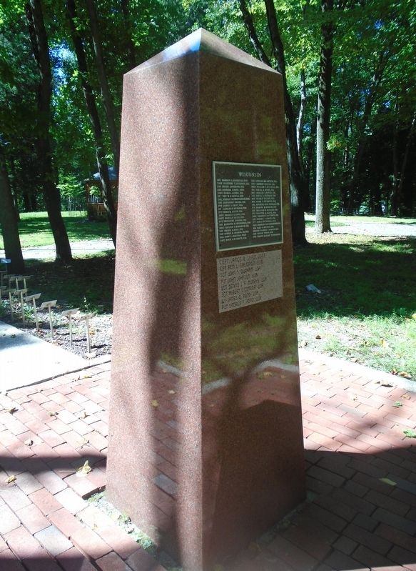 Wisconsin Medal of Honor Recipients Memorial Obelisk image. Click for full size.