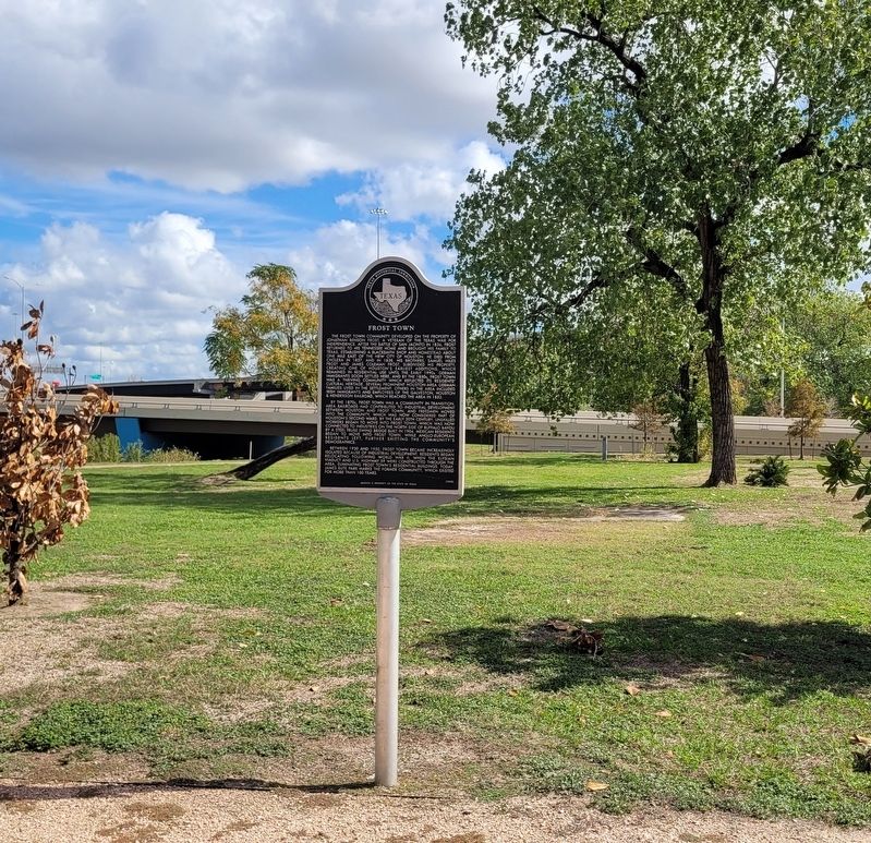 Frost Town Marker. Click for full size. Frost Town Marker image. Click for full size.