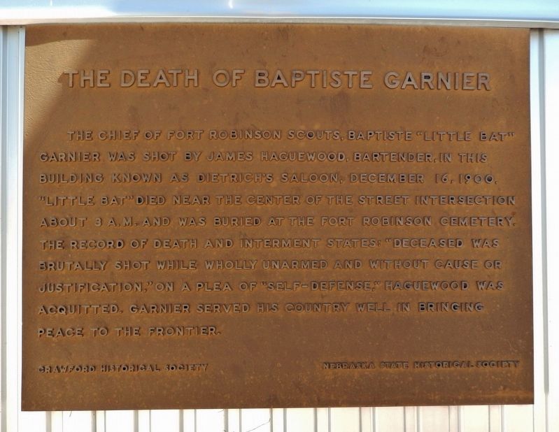 The Death of Baptiste Garnier Marker image. Click for full size.
