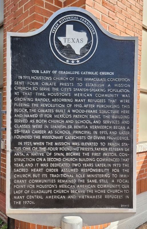 Our Lady of Guadalupe Catholic Church Marker image. Click for full size.