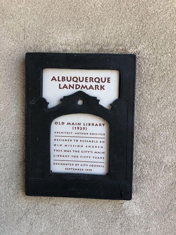 Albuquerque Landmark Marker image. Click for full size.